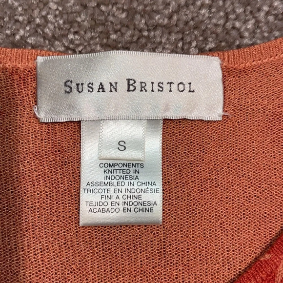 Vintage Susan Bristol cardigan beaded boho grandma, size small.  A - Picture 3 of 6